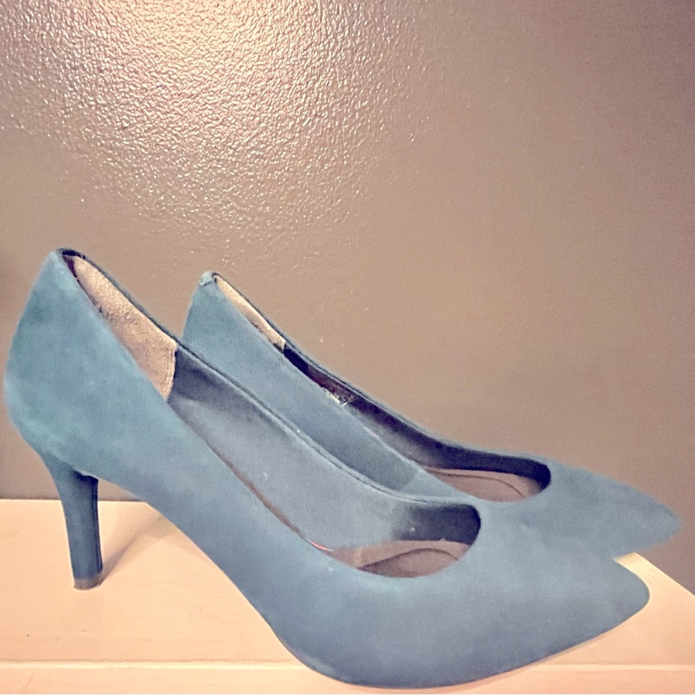 Women's Rockport Heels Trutech Total Motion padded Heels Pumps teal Size 8 M